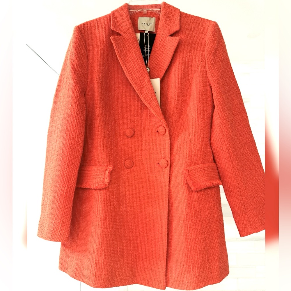 Chic Orange Blazer NWT